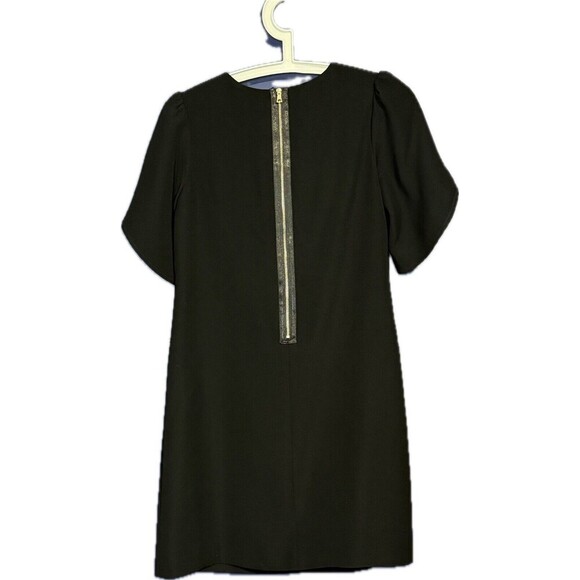 Cynthia Steffe Black Tulip Sleeve Shift Dress Sz 0 - Picture 3 of 6